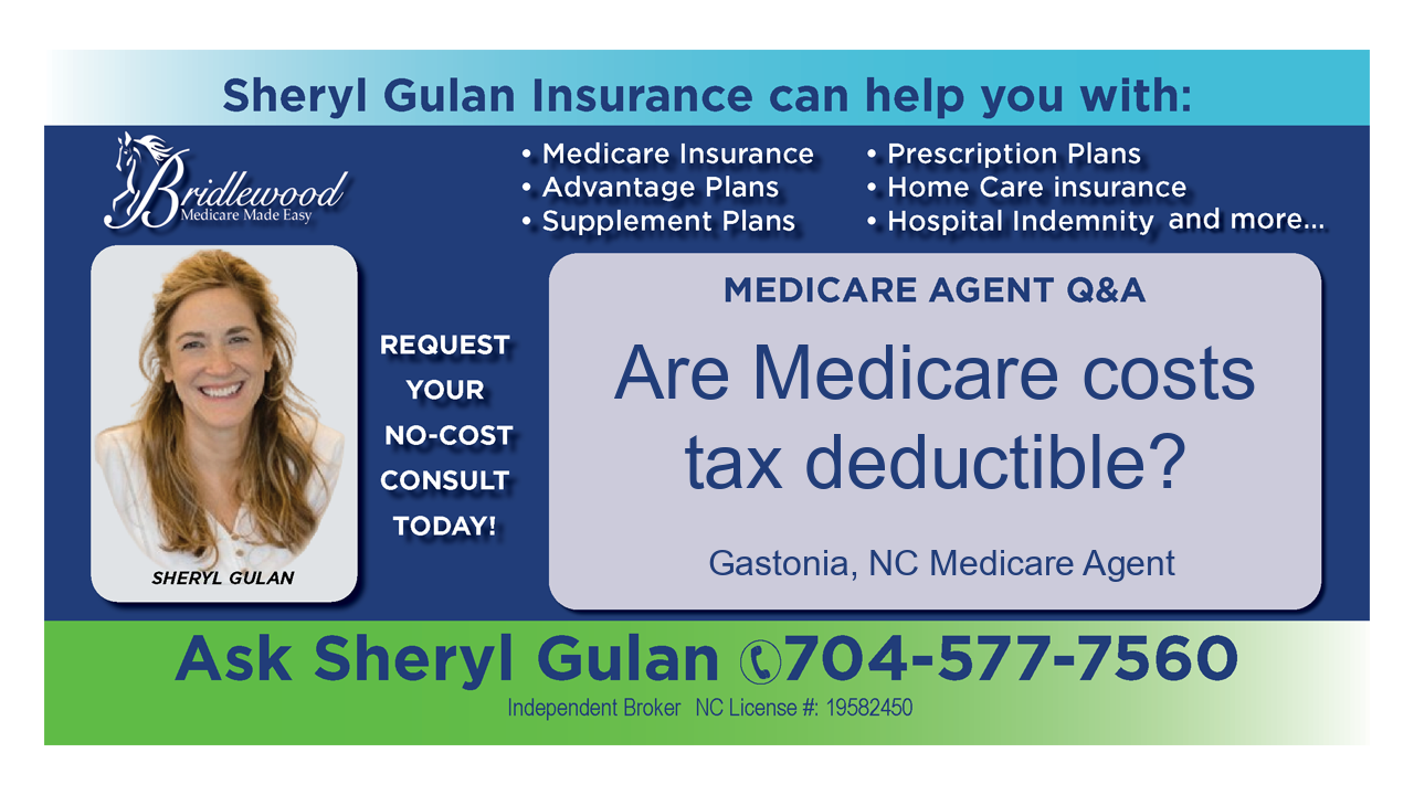 Are Medicare costs tax deductible?