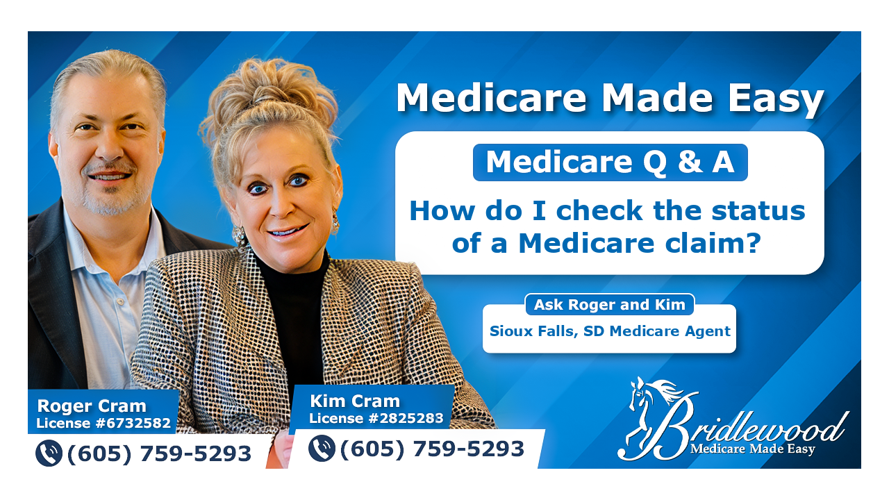 How do I check the status of a Medicare claim?