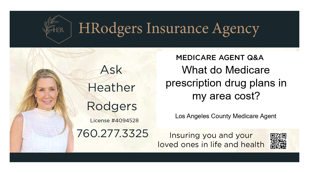 What do Medicare prescription drug plans in my area cost?