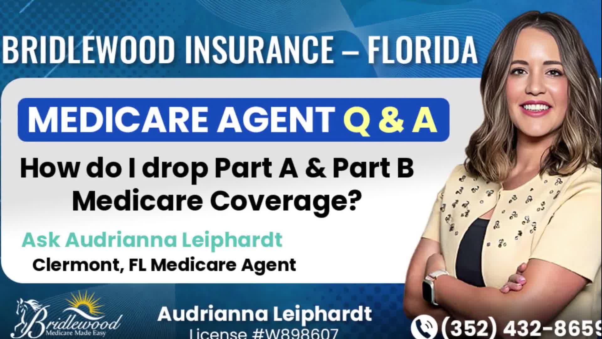 How do I drop Part A & Part B Medicare Coverage?