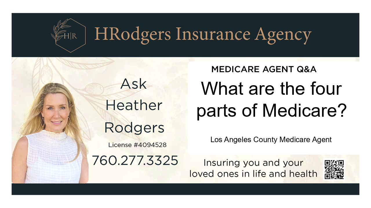 What are the four parts of Medicare?