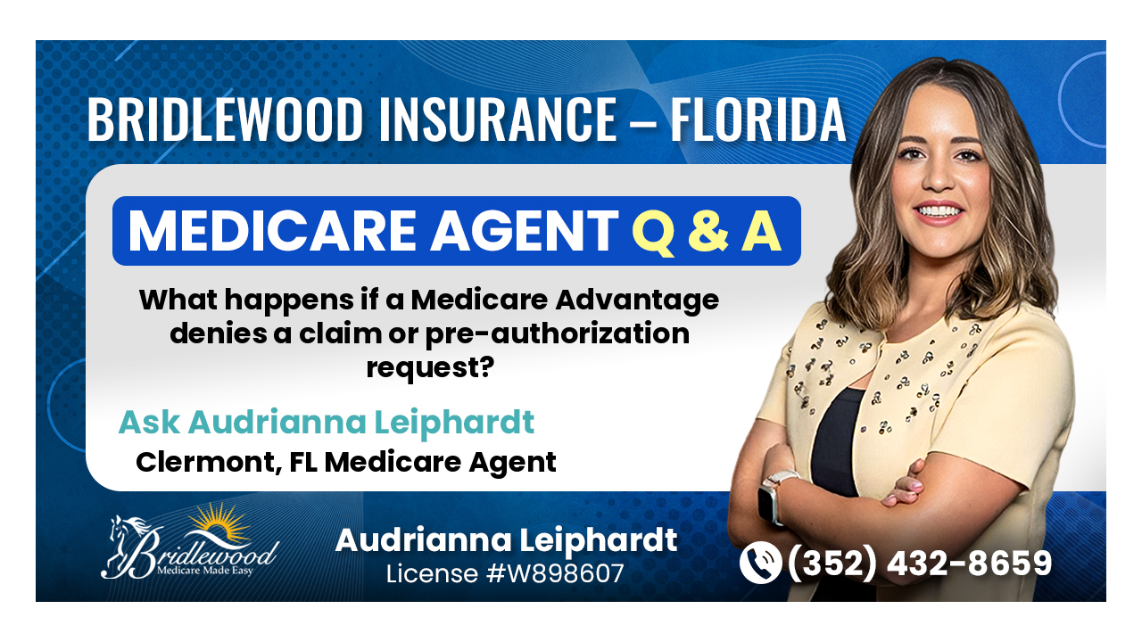 What happens if a Medicare Advantage denies a claim or pre-authorization request?