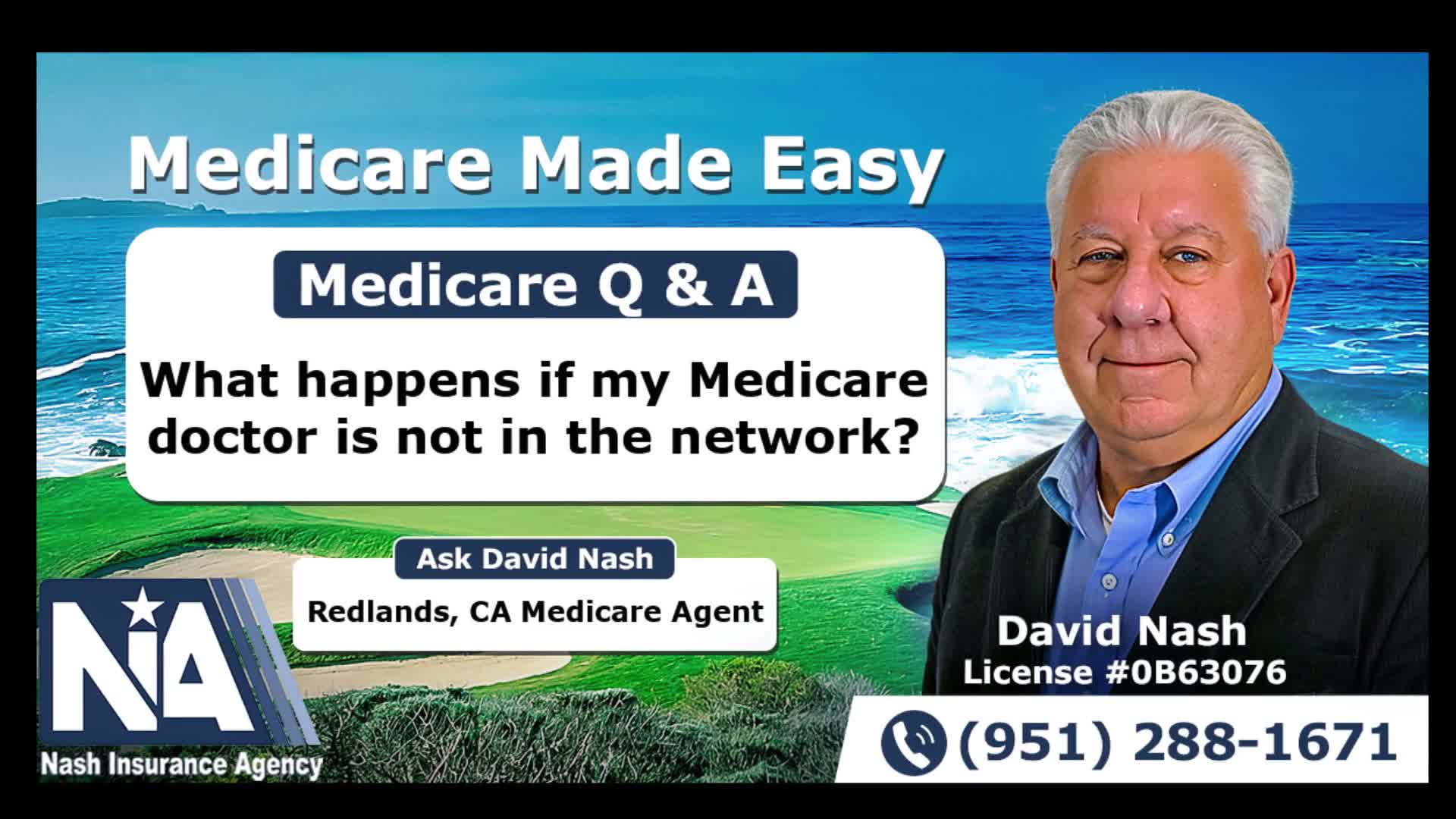 What happens if my Medicare doctor is not in the network?