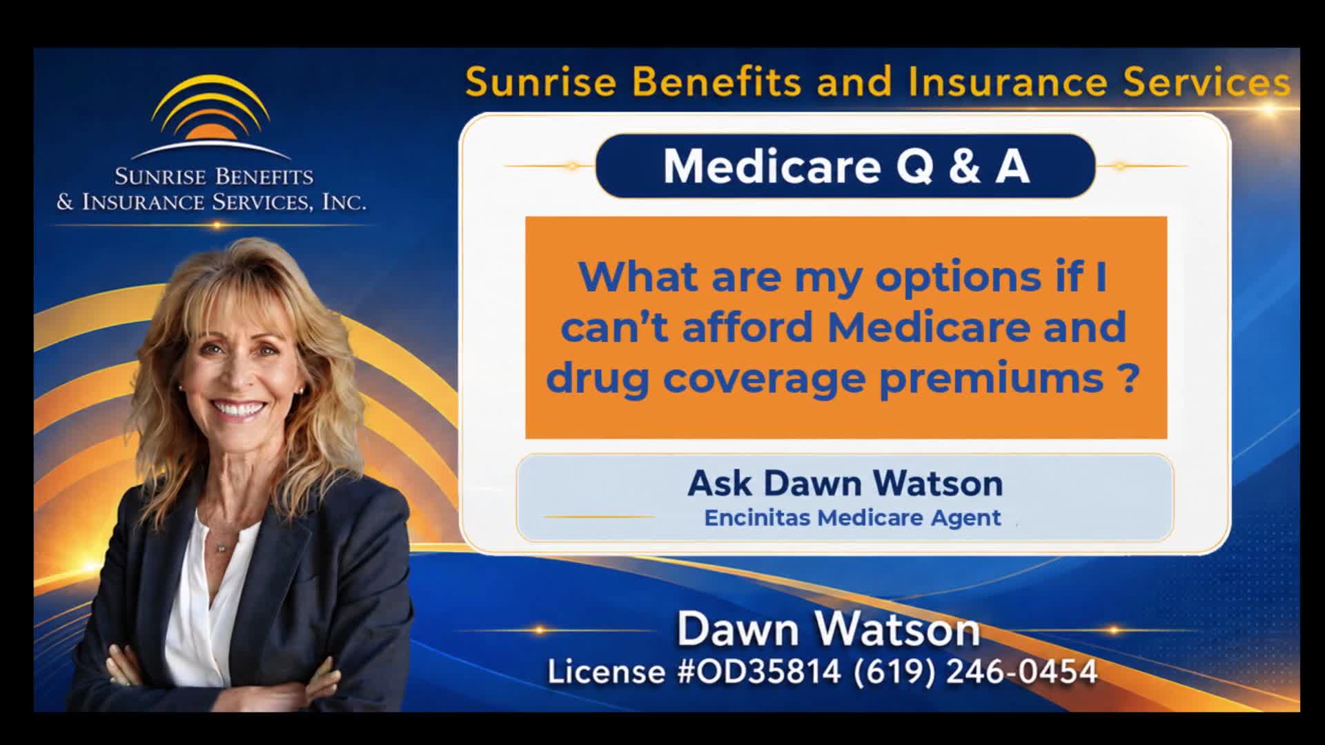 What are my options if I can’t afford Medicare and drug coverage premiums ?
