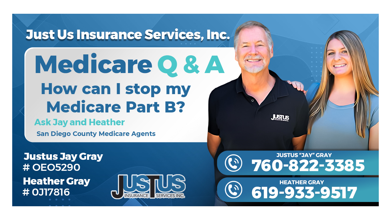 How can I stop my Medicare Part B?