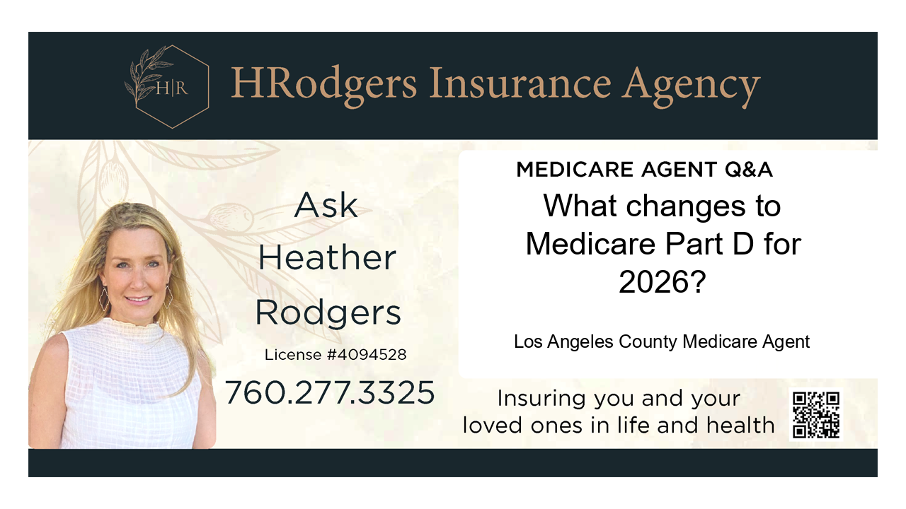 What changes to Medicare Part D for 2026?