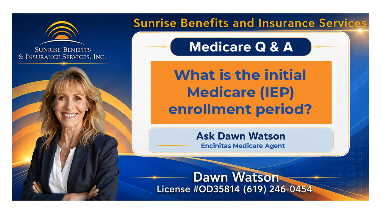 What is the initial Medicare (IEP) enrollment period?