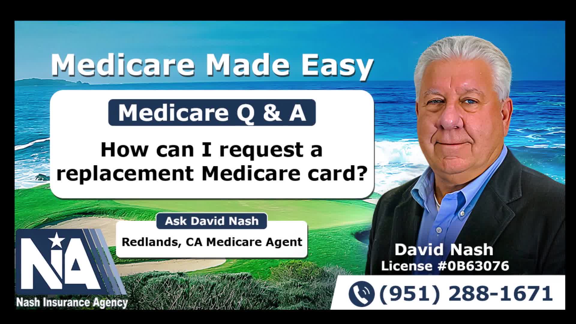 How can I request a replacement Medicare card?