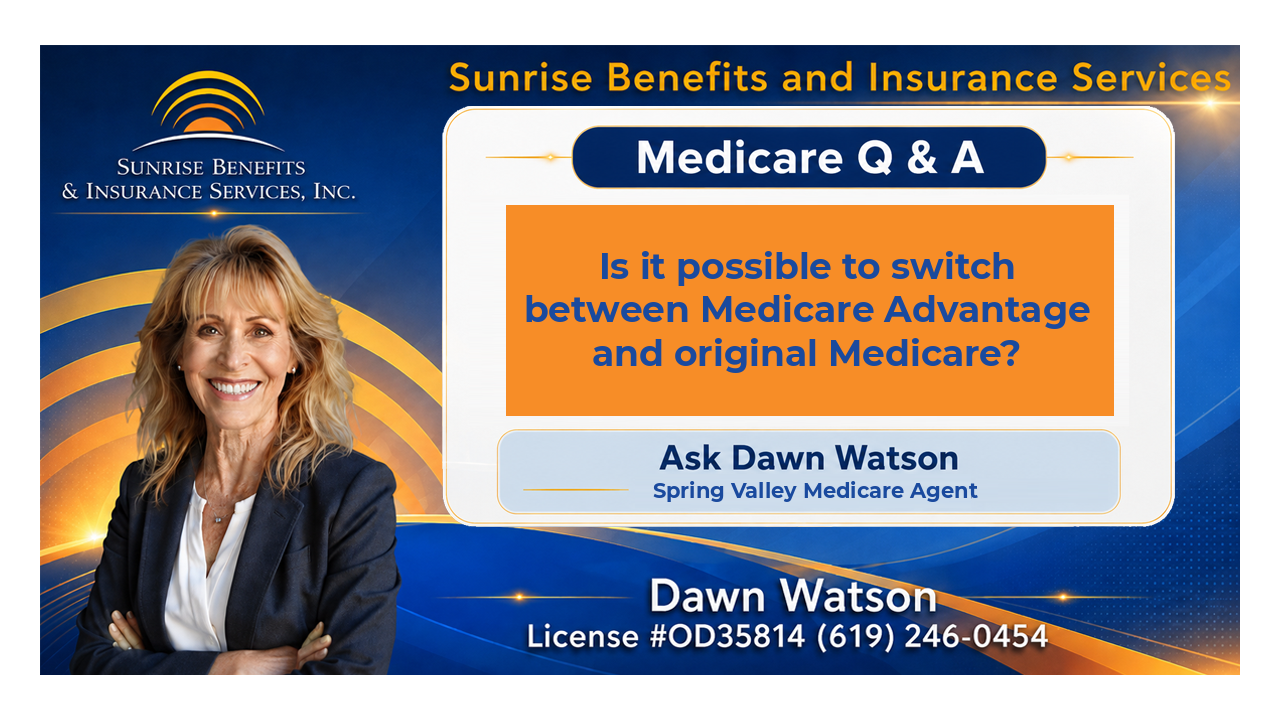 Is it possible to switch between Medicare Advantage and original Medicare?
