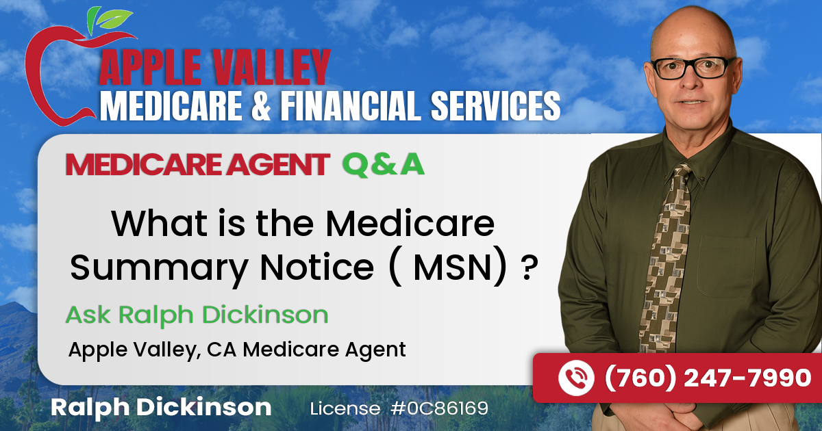 What is the Medicare Summary Notice ( MSN) ?