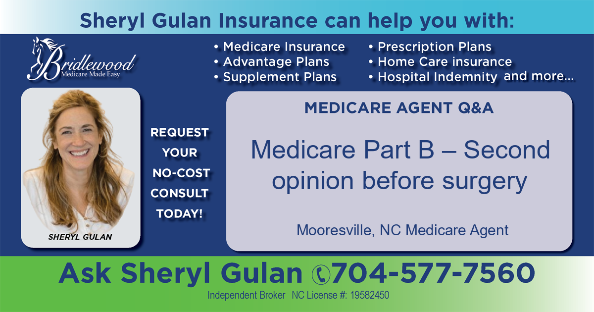 Medicare Part B – Second opinion before surgery