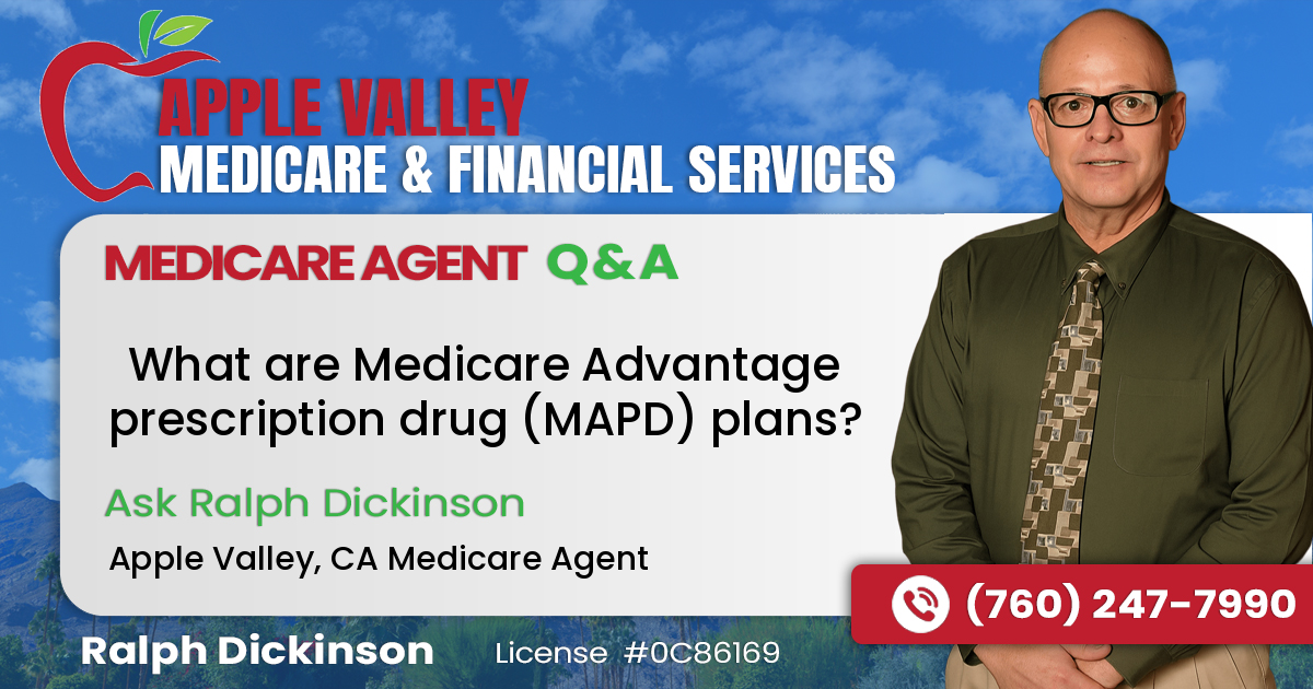 What are Medicare Advantage prescription drug (MAPD) plans?