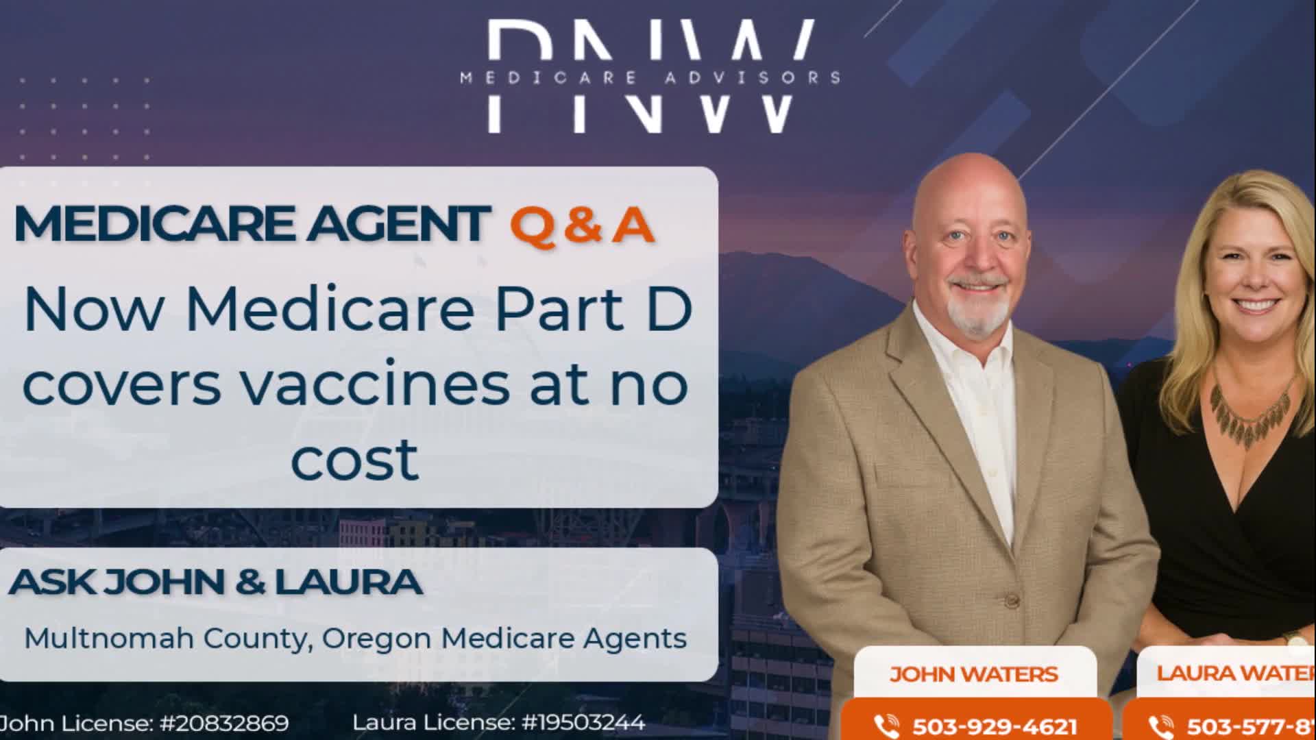 Now Medicare Part D covers vaccines at no cost