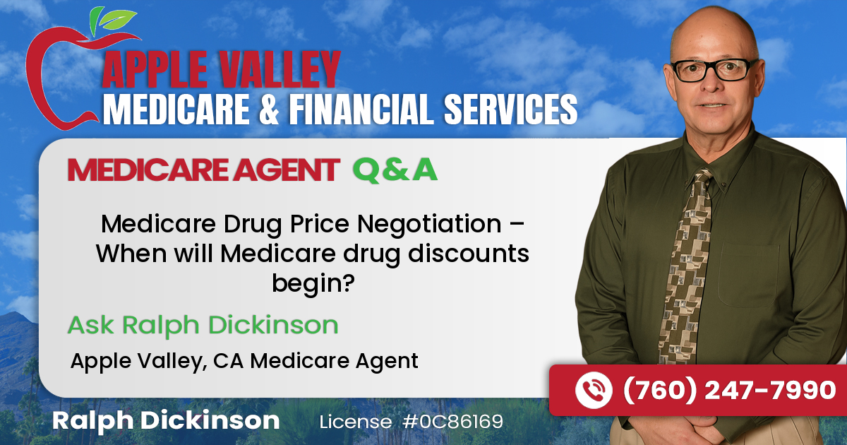 Medicare Drug Price Negotiation – When will Medicare drug discounts begin?